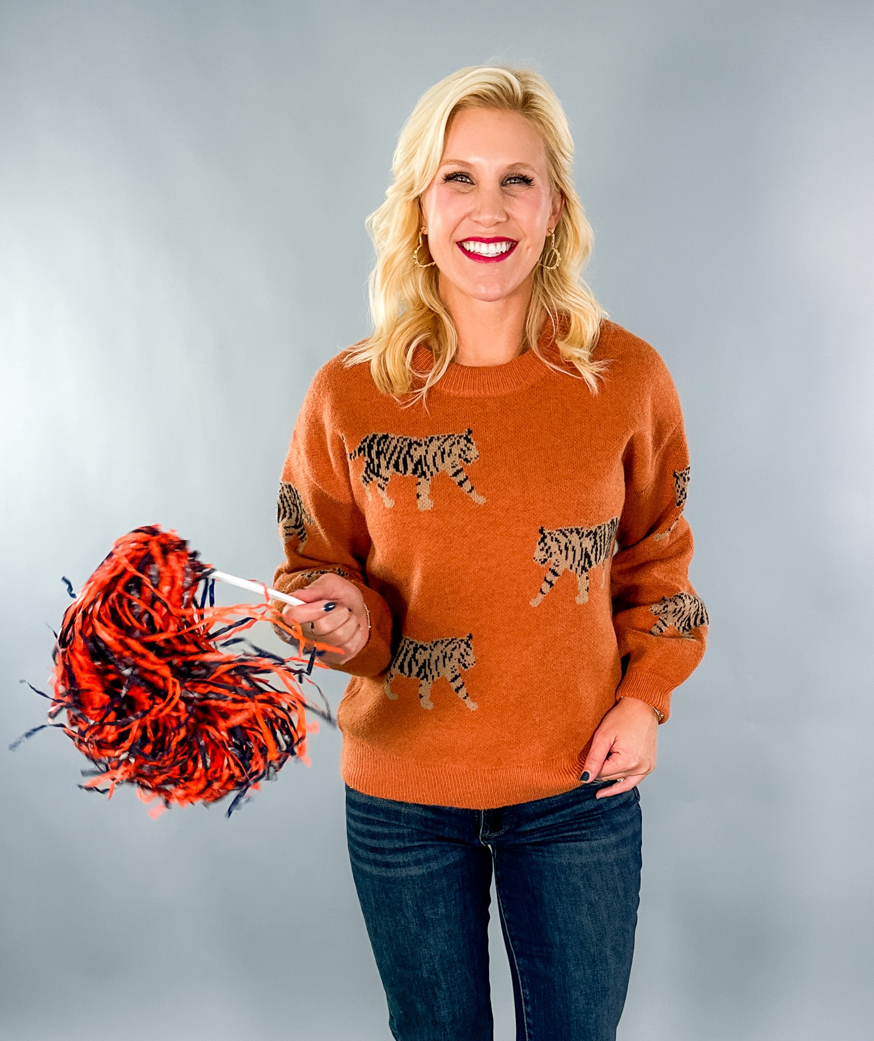 Rusty Tiger Roar Sweater