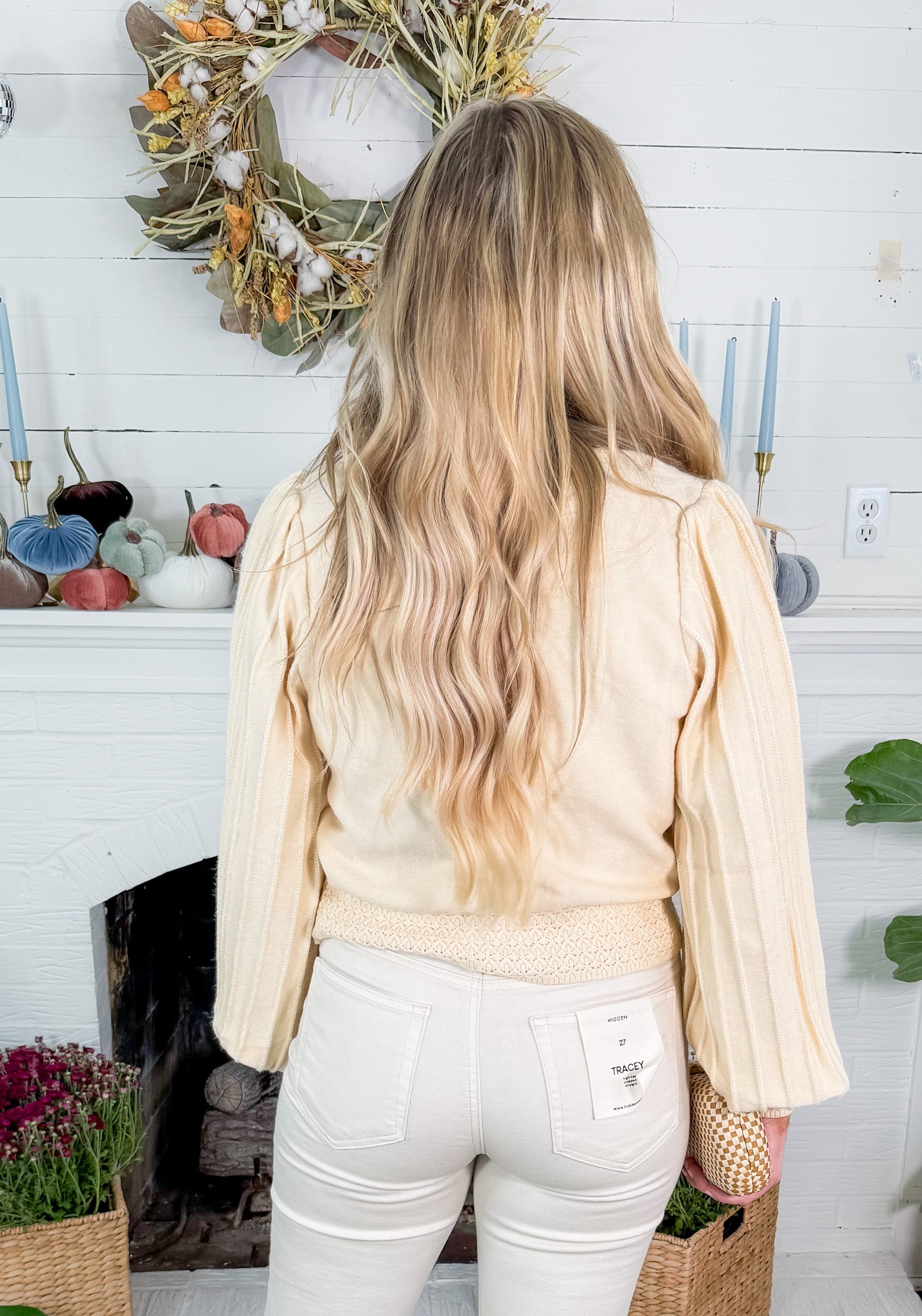 S'Mores Cream Cardigan THML