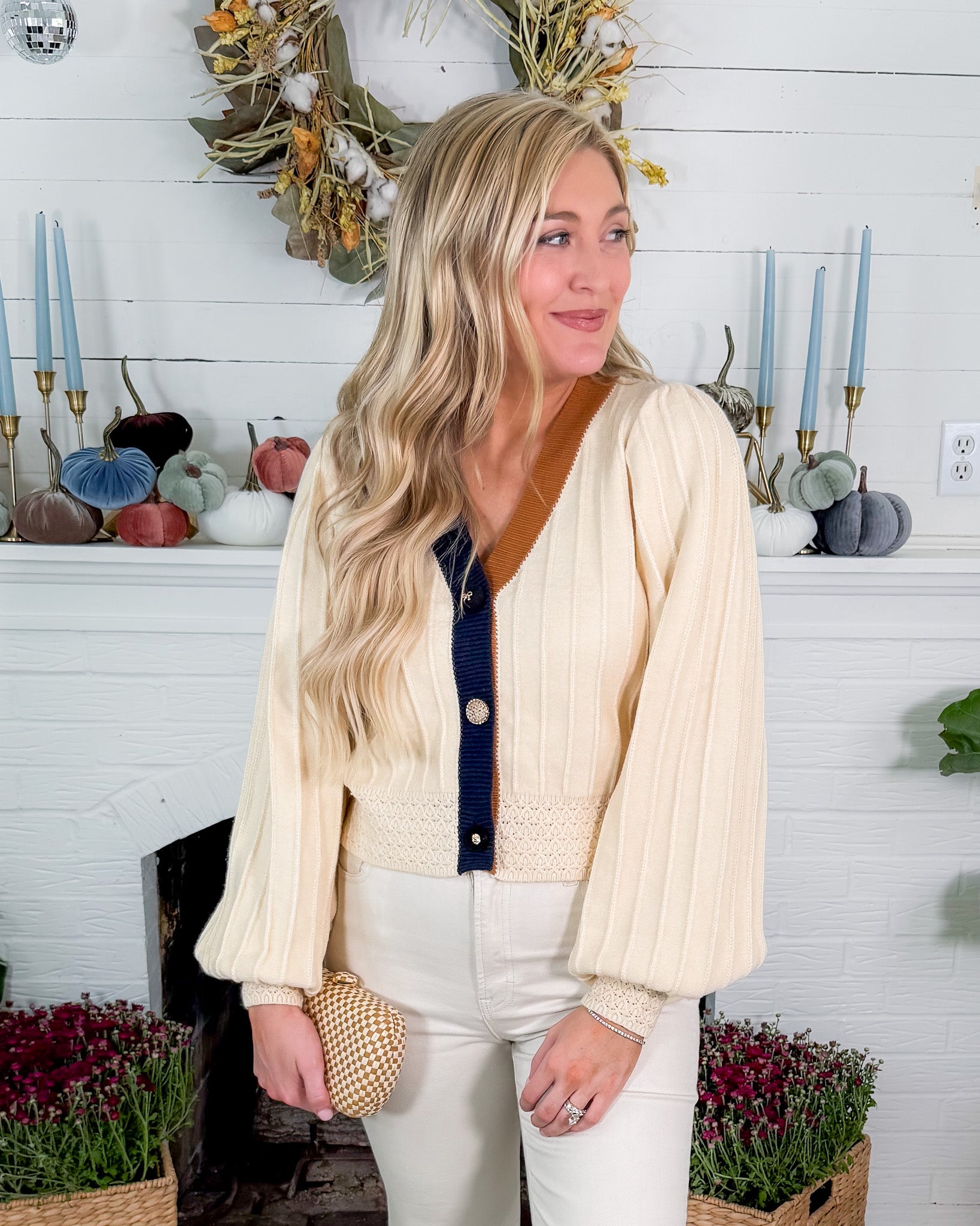 S'Mores Cream Cardigan THML