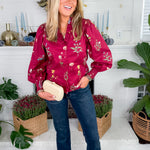 Sabrina Burgundy Top Entro