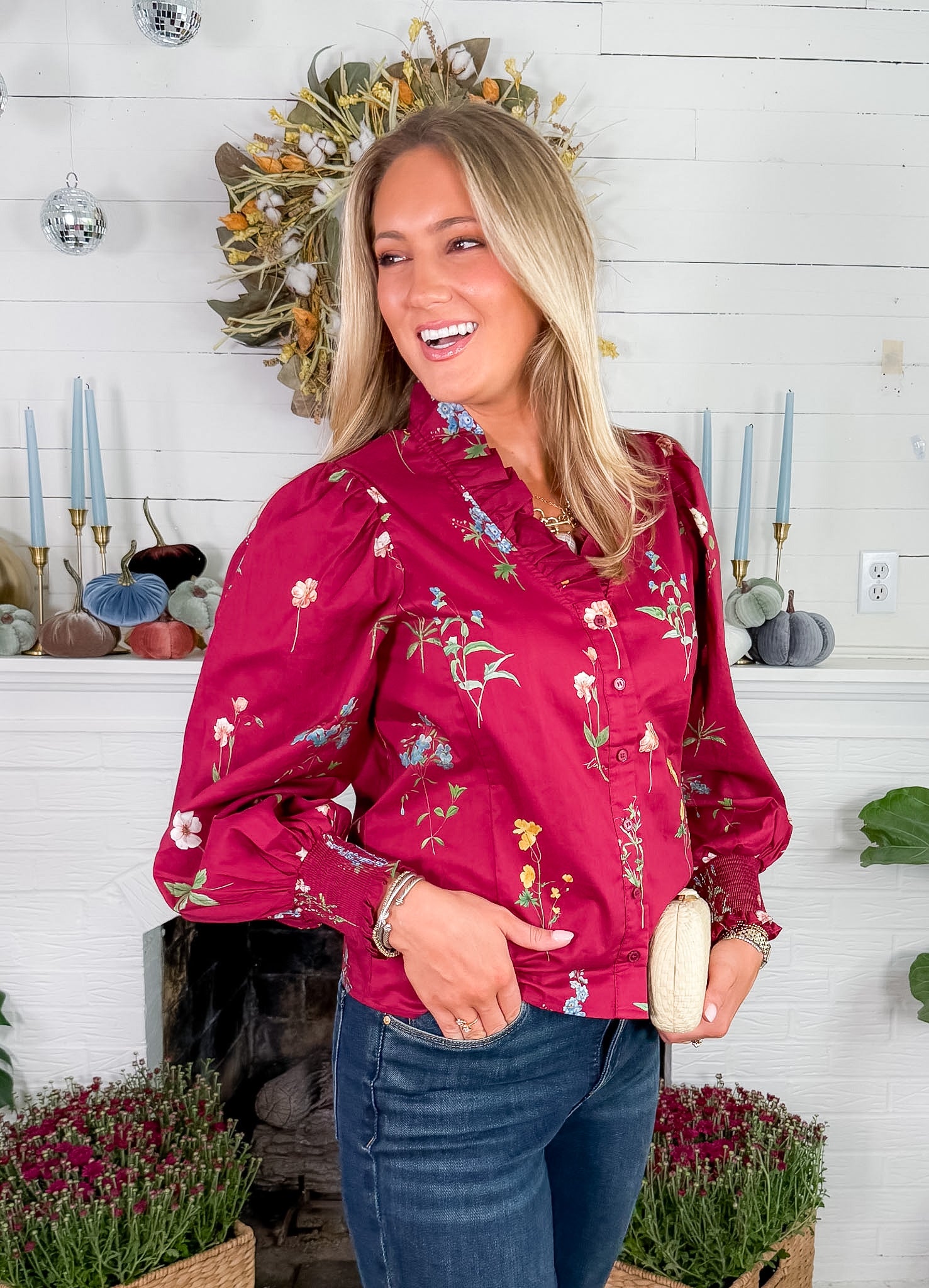 Sabrina Burgundy Top Entro