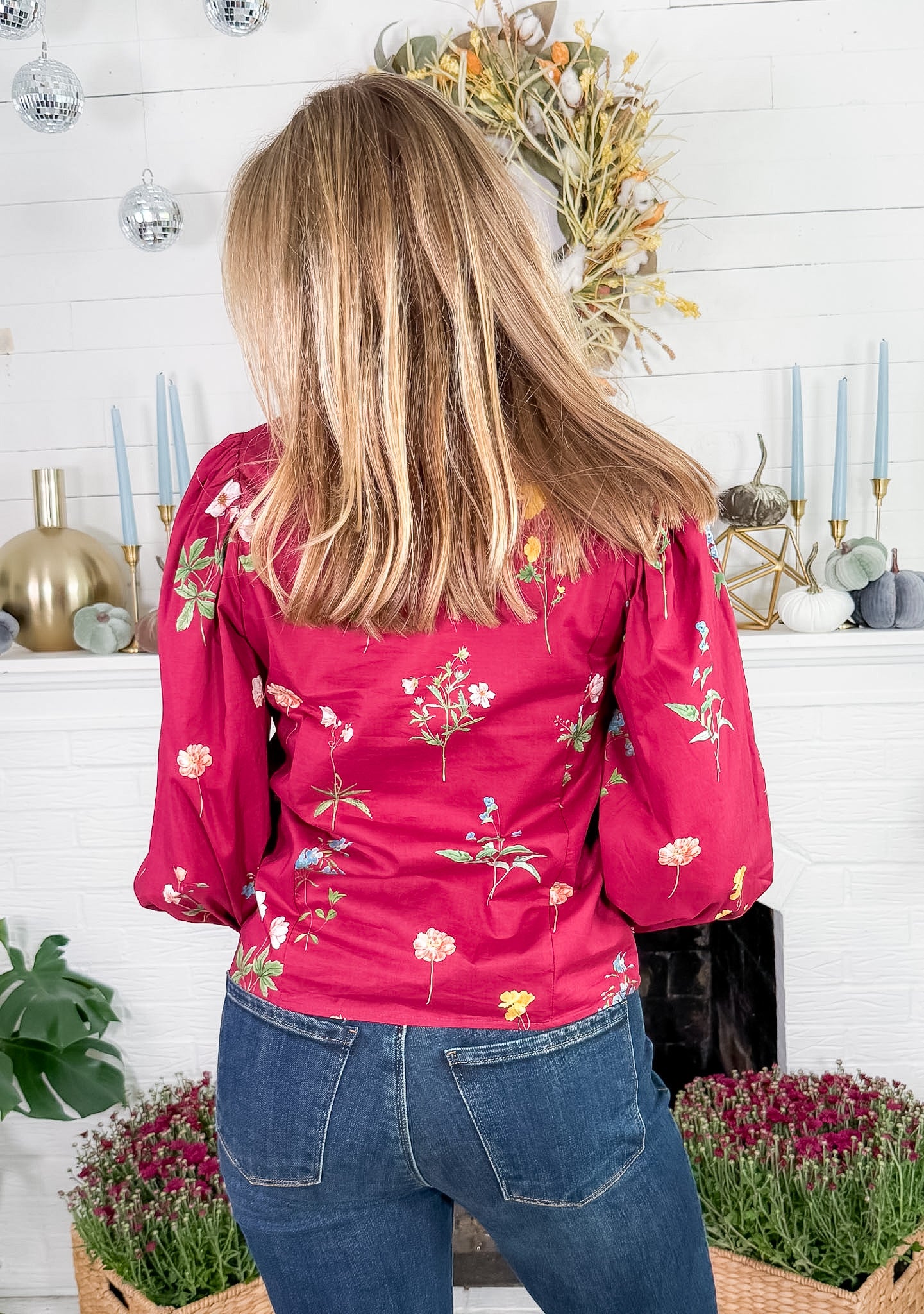 Sabrina Burgundy Top Entro