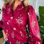 Sabrina Burgundy Top Entro