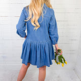 Santa Fe Denim Mini Dress Jodifl