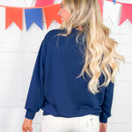 Sarah Auburn Tigers Navy Sweatshirt Mary Square
