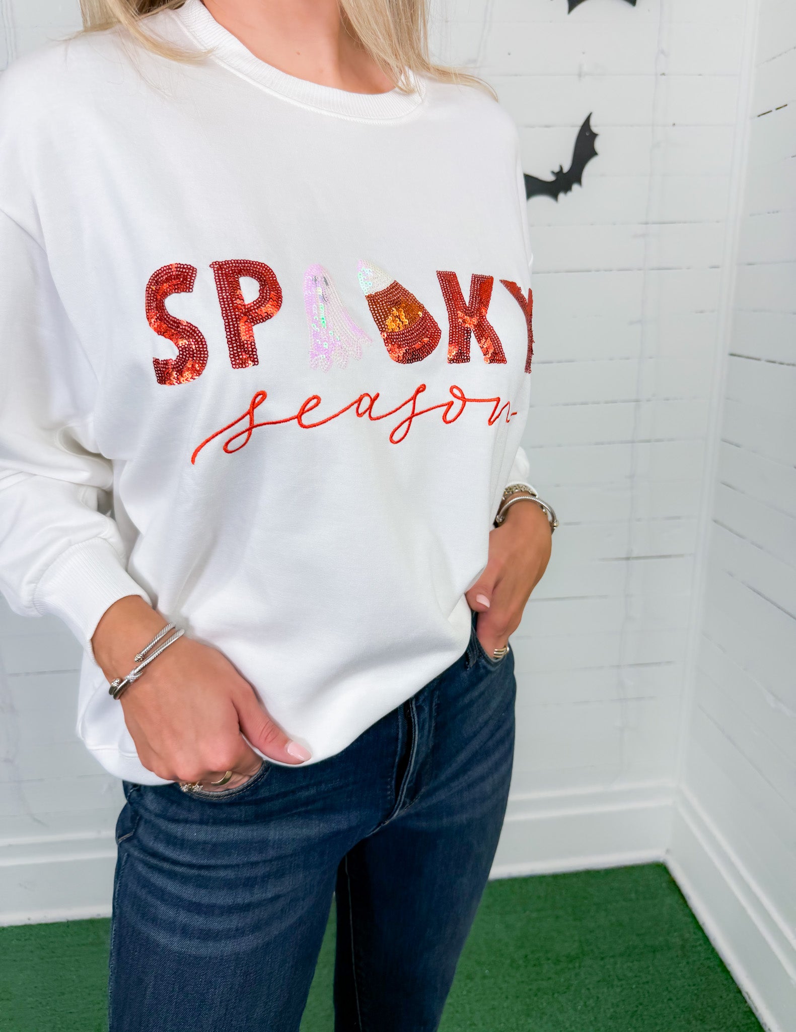 Sarah Spooky Season Sweatshirt Mary Square