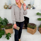 Sargent Ivory + Black Stripe Top