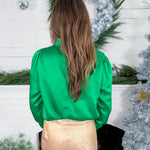 Scarlett Malachite Green Top Alden Adair