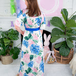 Scarlette Hydrangea Floral Maxi Dress