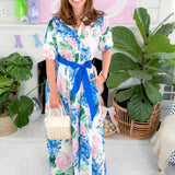 Scarlette Hydrangea Floral Maxi Dress