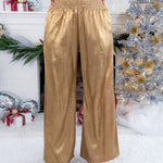 Seargent Gold Foil Smocked Pants