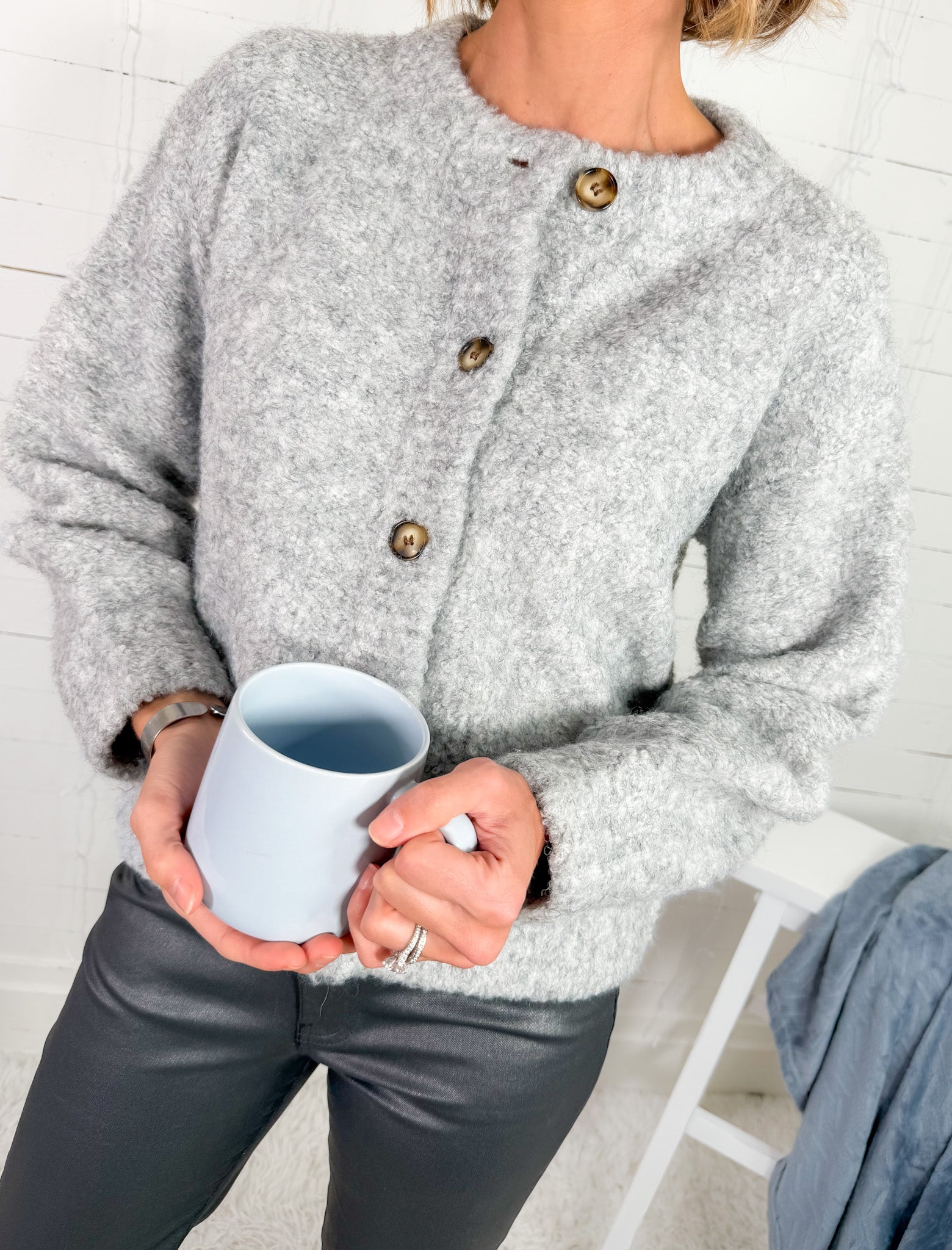 Selkirk Gris Cardigan FRNCH