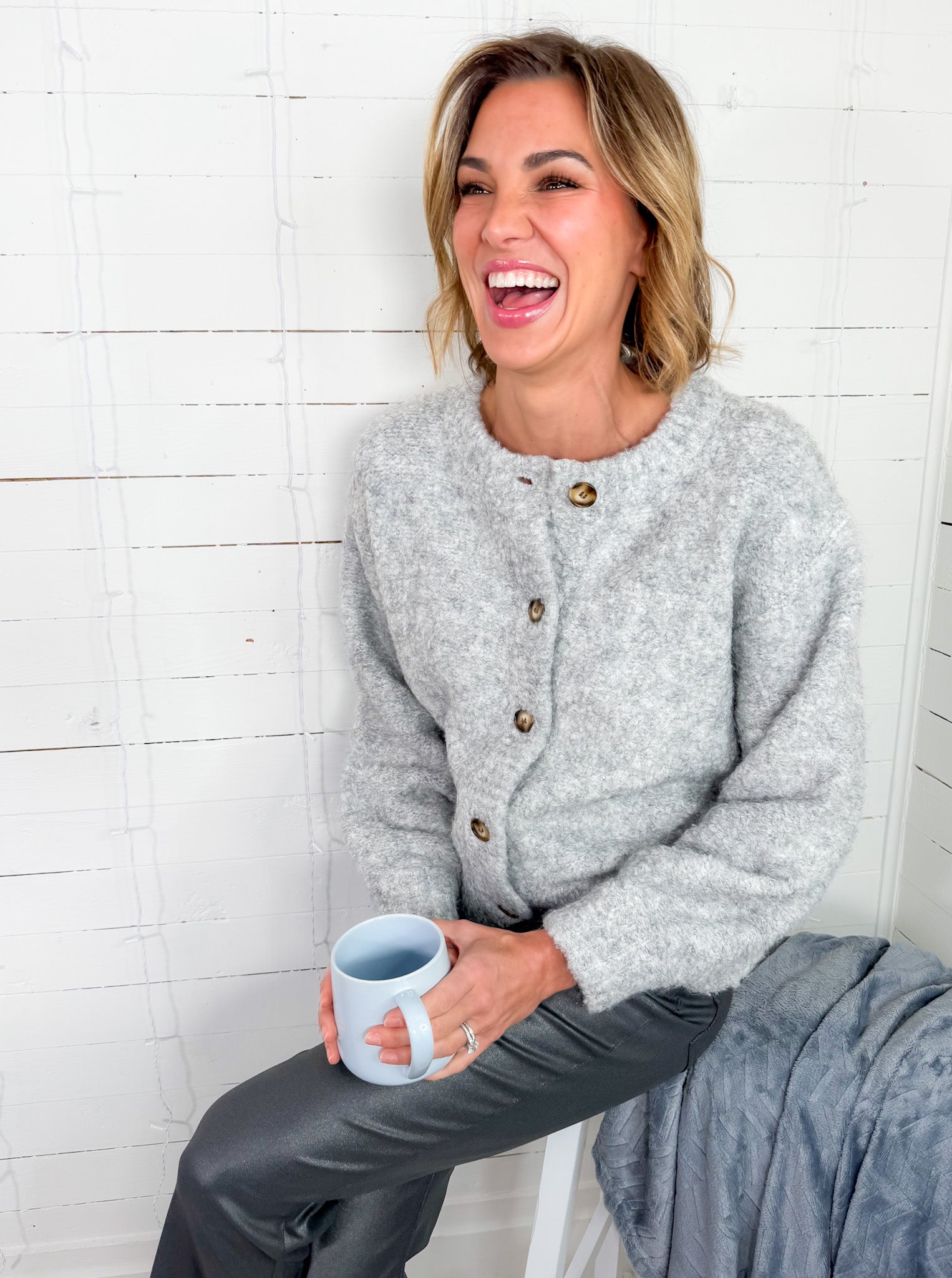 Selkirk Gris Cardigan FRNCH