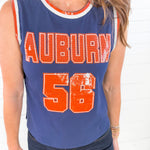 Sequin Auburn Tank Jersey Top Stewart Simmons