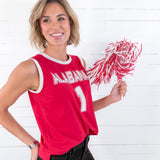 Sequin Bama Tank Jersey Top Stewart Simmons