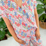 Serena Happy Blooms Crop Pant PJ Set Mary Square