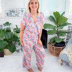 Serena Happy Blooms Crop Pant PJ Set Mary Square