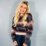 Shaggy Blues Striped Sweater Molly Bracken