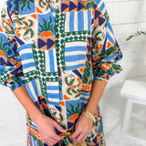 Sienna Carolina Blue Mini Dress Briton Court