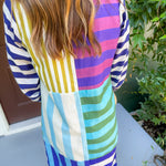 Sienna Salute to Stripes Midi Dress Briton Court