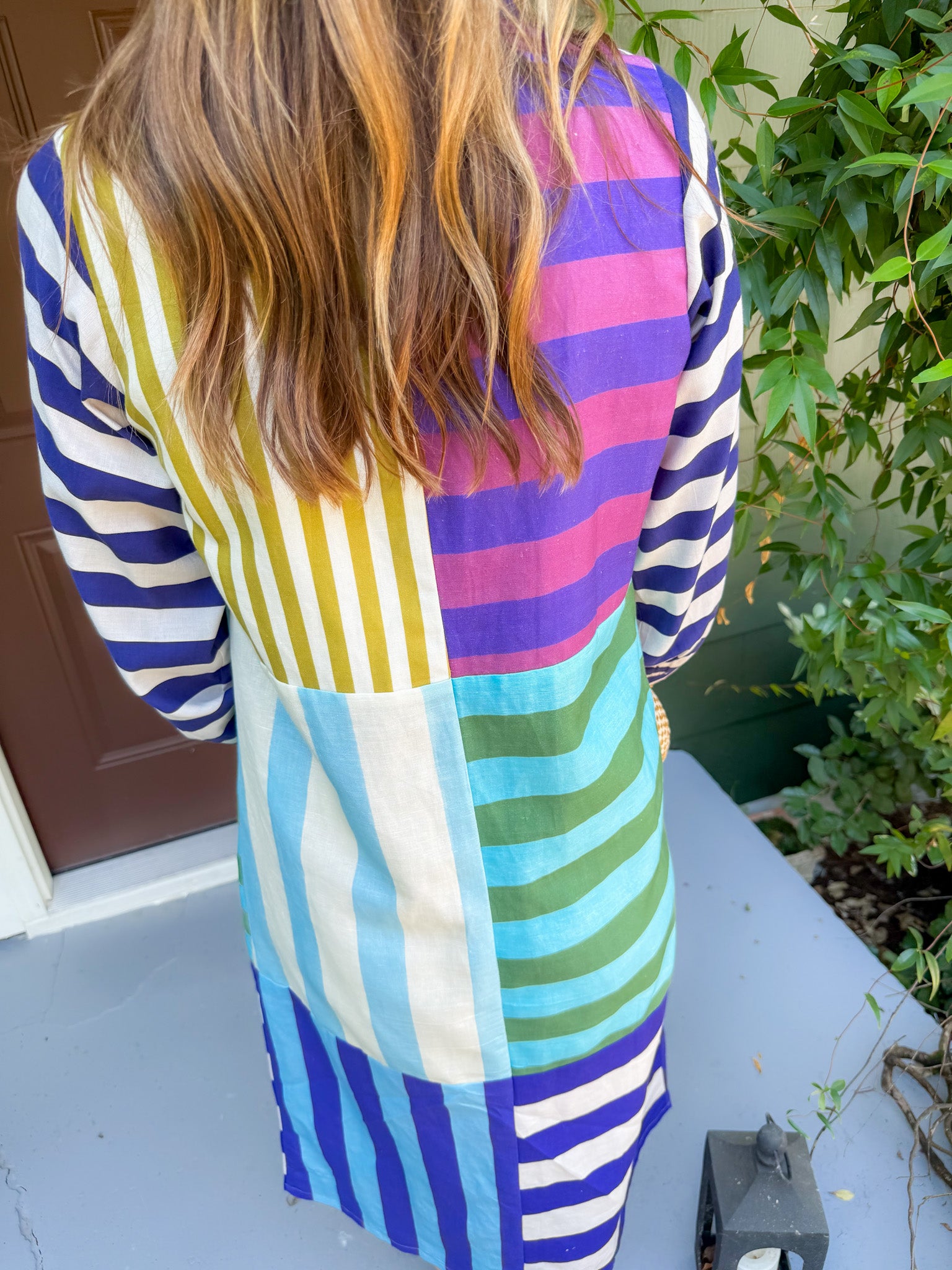 Sienna Salute to Stripes Midi Dress Briton Court