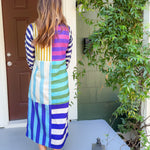 Sienna Salute to Stripes Midi Dress Briton Court