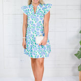 Sierra Summerfair Blue Floral Mini Dress Mary Square