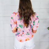 Silas Toucan + Fruit Button Top Karlie