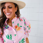 Silas Toucan + Fruit Button Top Karlie