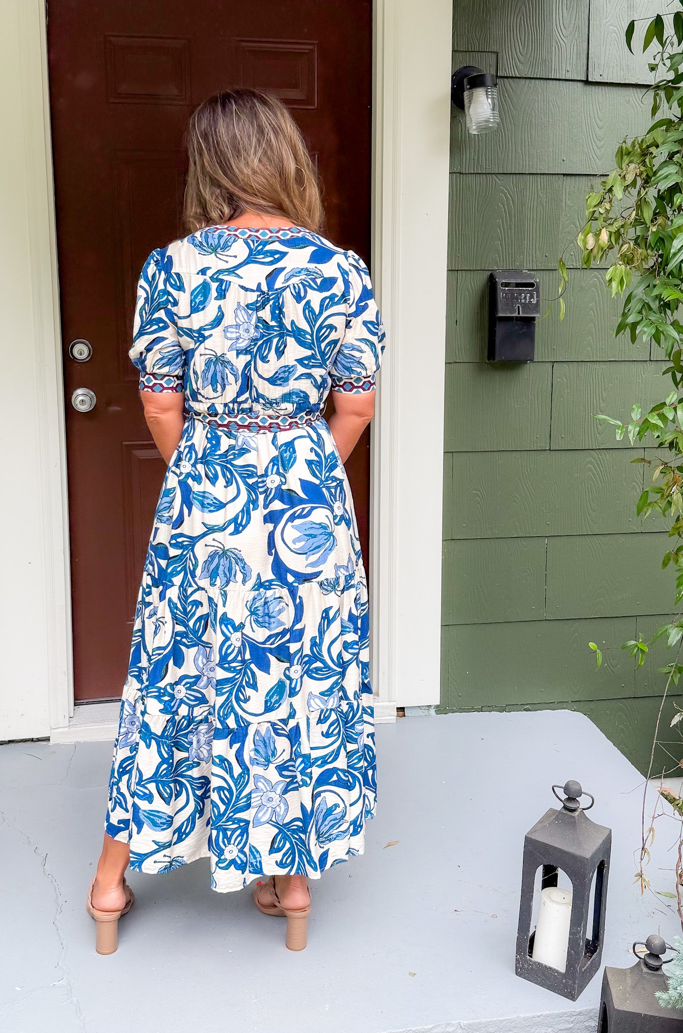 Simmons Cobalt Mix Maxi Dress