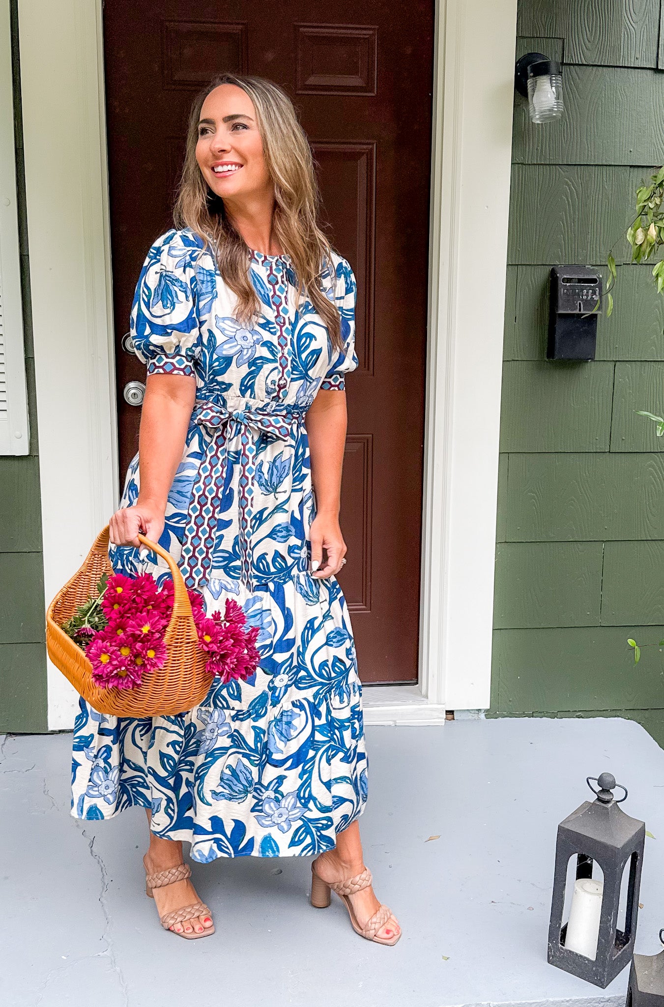 Simmons Cobalt Mix Maxi Dress