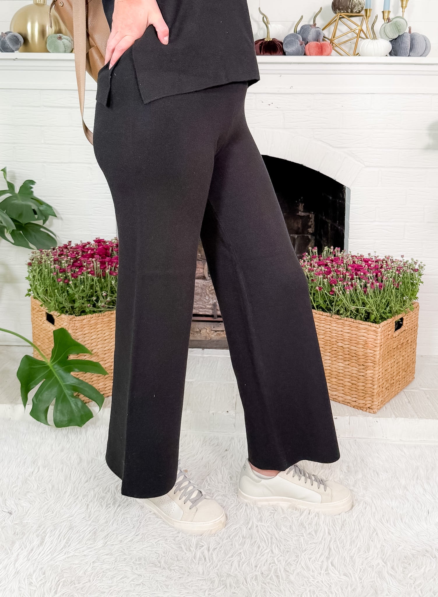 Simpson Black Sweater Pants Pinch