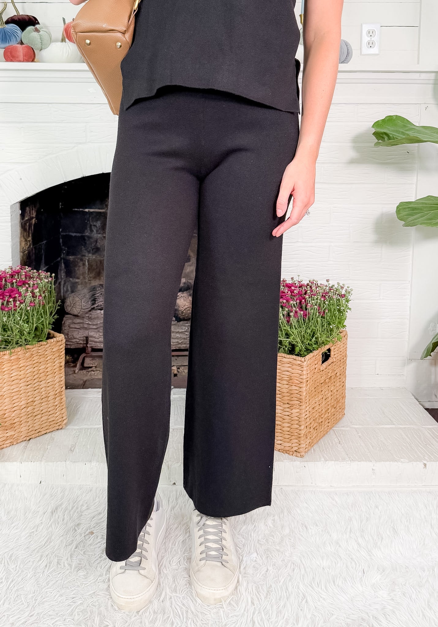 Simpson Black Sweater Pants Pinch
