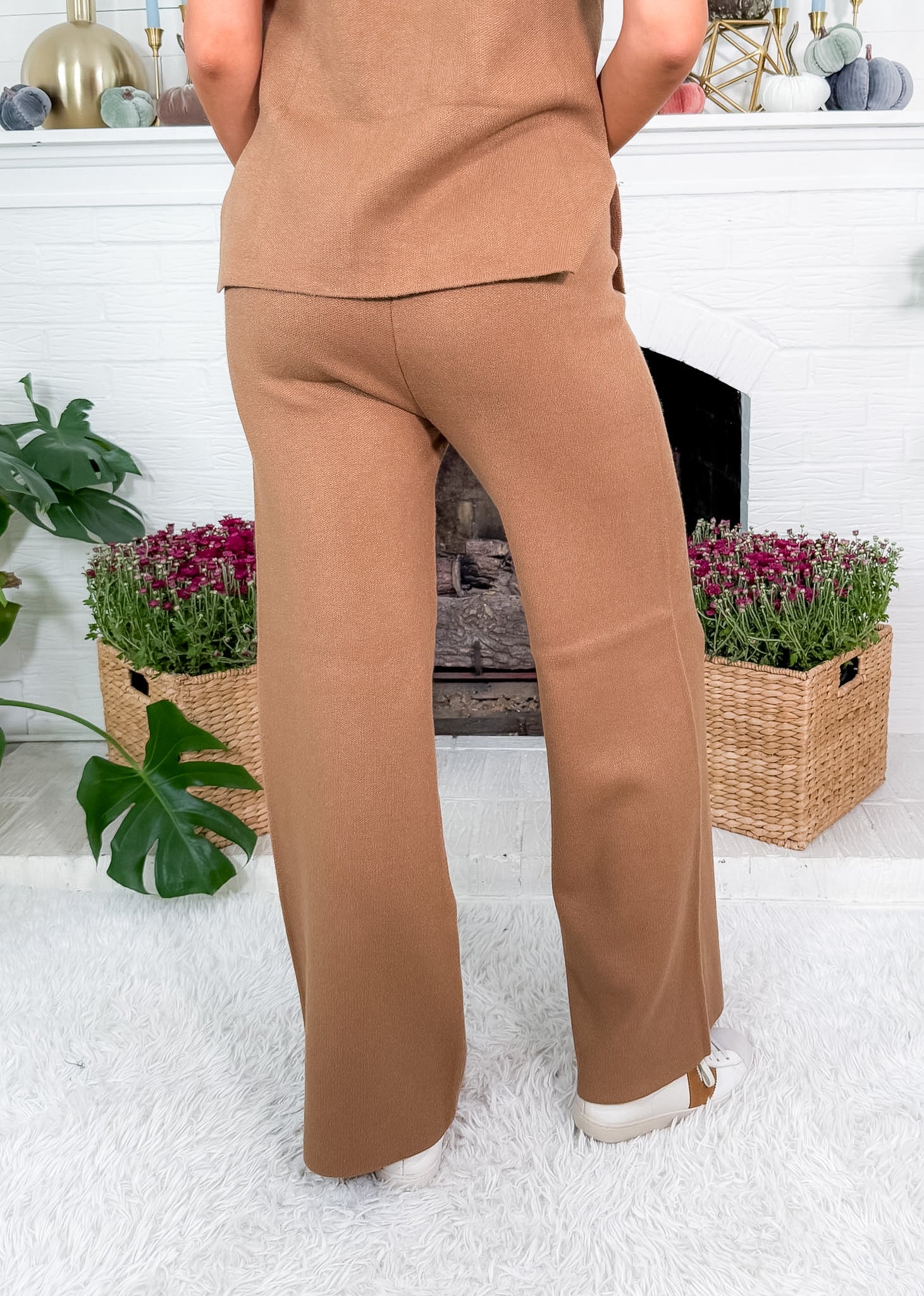Simpson Camel Sweater Pants Pinch
