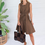 Simpson Chocolate Mini Dress Pinch