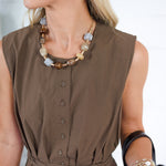 Simpson Chocolate Mini Dress Pinch
