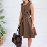 Simpson Chocolate Mini Dress Pinch