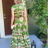 Sinclair Olive Floral Maxi Dress Pinch