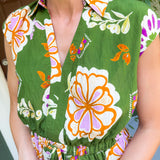 Sinclair Olive Floral Maxi Dress Pinch