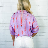 Sloan Lilac Fleur Path Top Adrienne