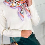 Soft White Crewneck Boxy Sweater BOBI