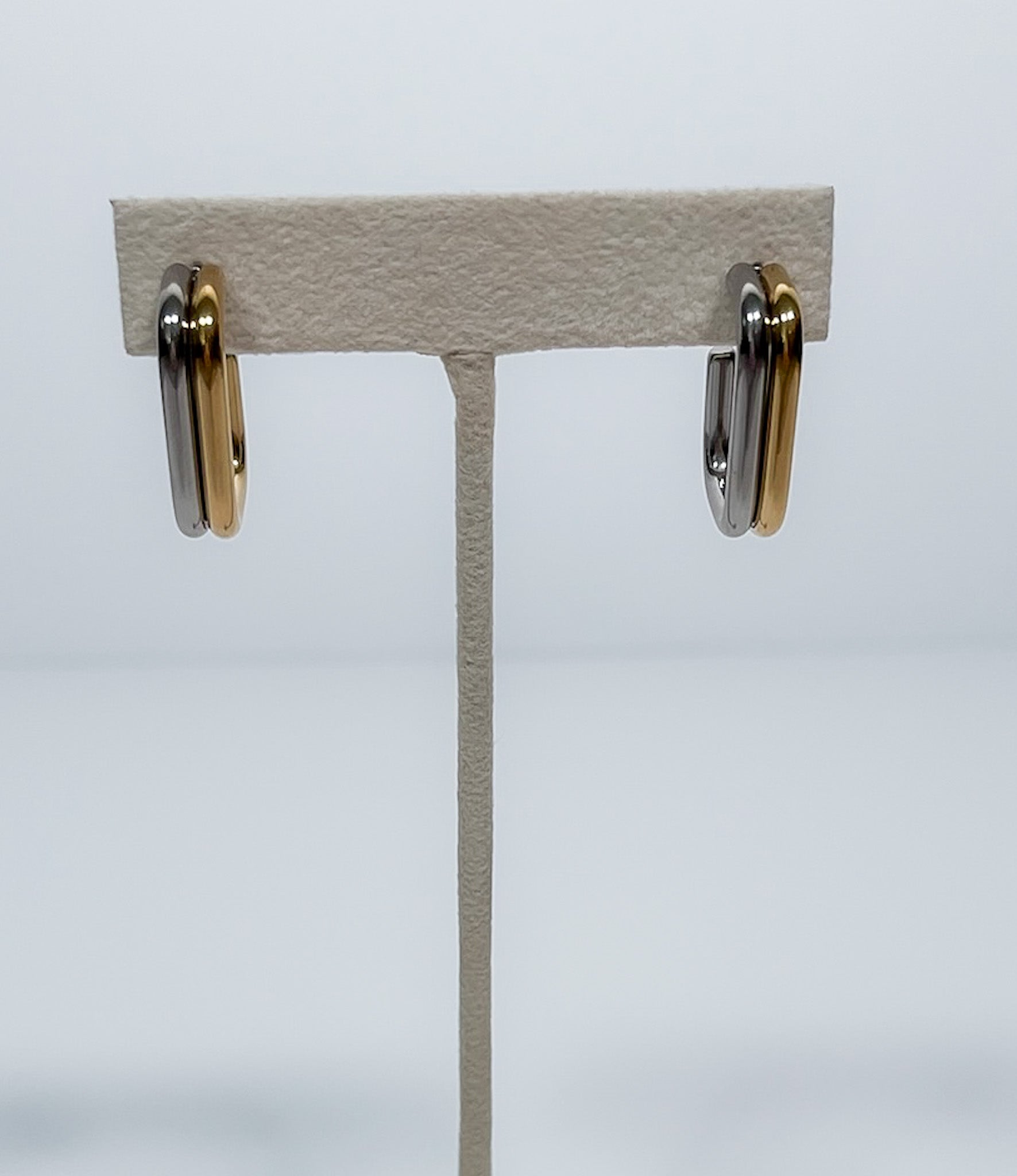 Soho Two Tone Stud Earrings