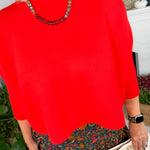 Sophia Sugar Coral Sweater Briton Court