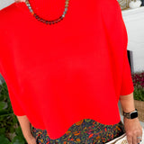 Sophia Sugar Coral Sweater Briton Court