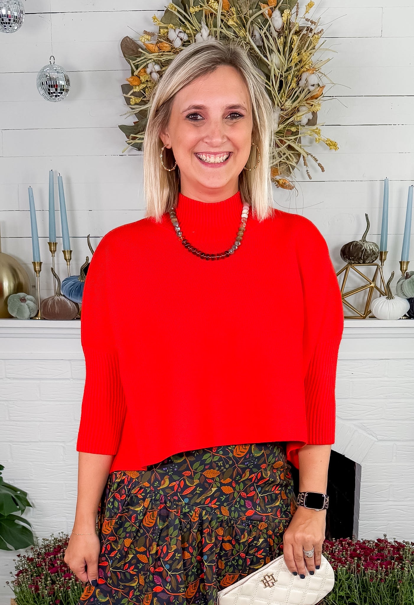 Sophia Sugar Coral Sweater Briton Court