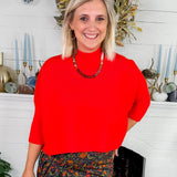 Sophia Sugar Coral Sweater Briton Court