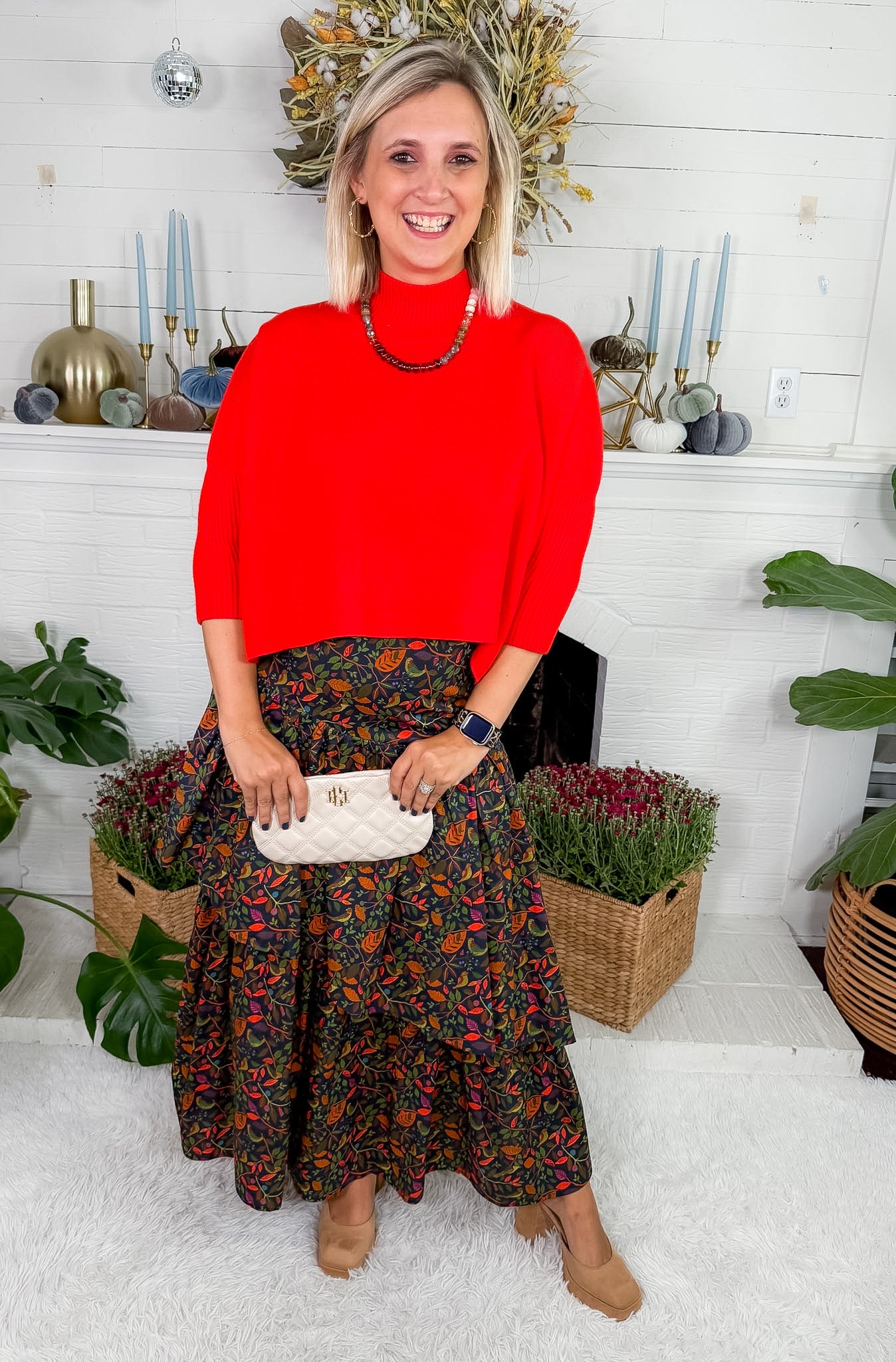 Sophia Sugar Coral Sweater Briton Court