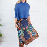 Sophia Dusty Blue Cropped Sweater Briton Court
