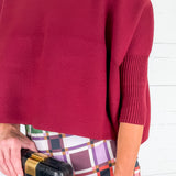 Sophia Mulberry Wine Sweater Briton Court