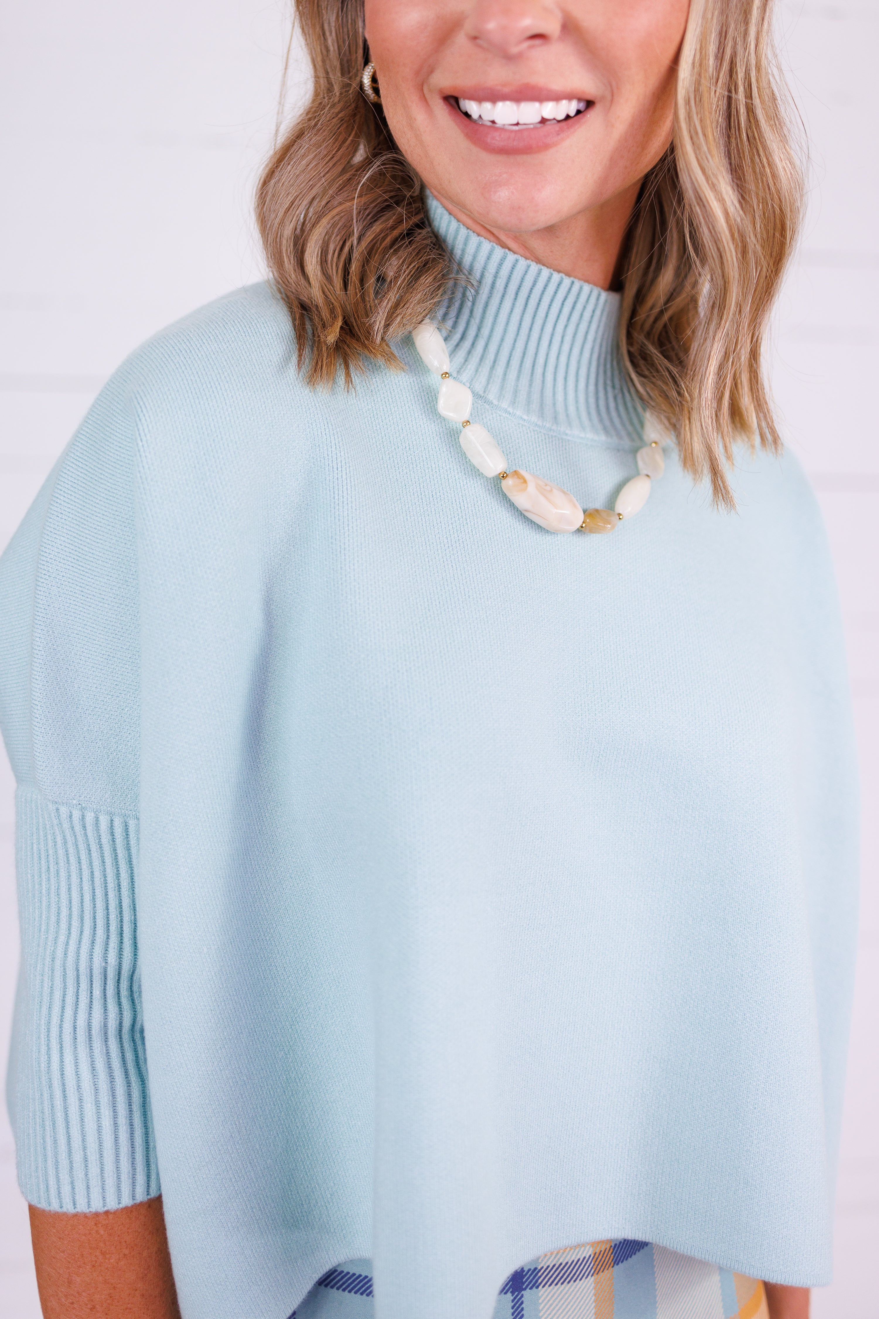 Sophia Sea Glass Sweater Briton Court